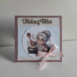 Kartka ręcznie robiona z okazji Dnia Babci 2 