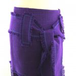 spódnica indiańska fioletowa - zbliżenie na spódnicę
