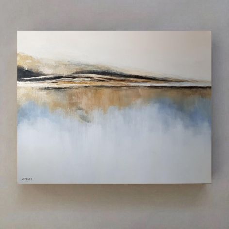 Złoty brzeg-obraz akrylowy formatu 80/100 cm 