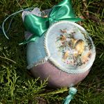 Bombka na choinkę, bombki ręcznie robione 44 - bombka choinkowa bombki choinkowe
