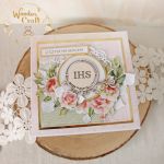 Kartka pamiątka I Komunii "RoseWine7" GOTOWA - 