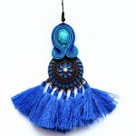 Chaber kolczyki sutaszowe - 