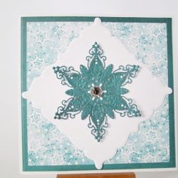 Kartka BOŻE NARODZENIE ze śnieżynką