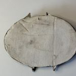 Oko smoka, ceramiczna dekoracja ścienna, rzeźba - tył