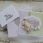 Kartka z pudełkiem - romantyczny ślub1 - kartka z kwiatami na ślub