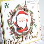 Kartka z Mikołajem - Wesołych świąt / Radosny chaos - Seria * Koziołkowe Love * to nasze produkty, które są z nami od zawsze. Najczęściej kupowane przez klientów. * * * Oto karteczka idealna na Mikołajki i Boże Narodzenie Wykonana metodą scrapbookingu z profesjonalnych materiałów W centrum jest wesoły Mikoła