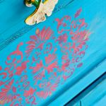 Barek, szafka kolorowa, styl boho, meble artystyczne, unikat, art - 