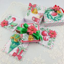 Exploding box na Boże Narodzenie