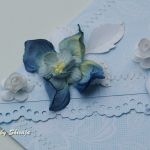 Pamiątka Chrztu św. - 'błękitna koronka' - 