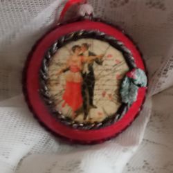 Medalion w stylu vintage