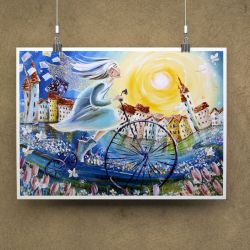 Plakat "Poranek na dobre wiadomości"