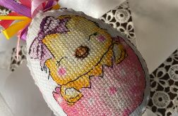Pisanka Różowy Kurczaczek