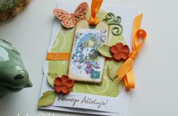 Kartka wielkanocna- radosna zieleń- rezerwacja