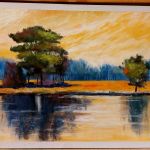 Pejzaż 33-praca formatu 18/24 cm  - 