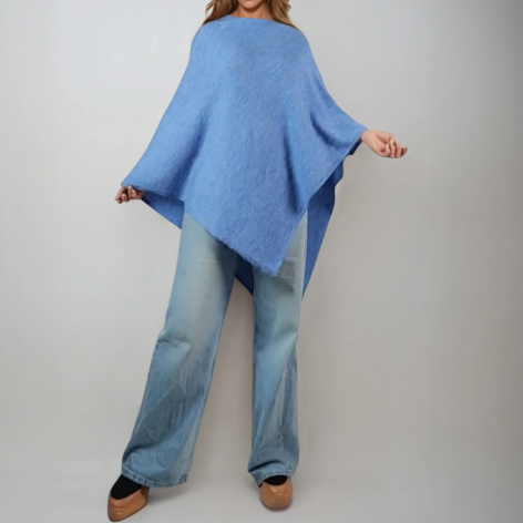 Ponczo damskie, eleganckie klasyczne na prezent