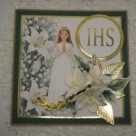 Kartka komunijna dla dziewczynki w pudełku 08 - 