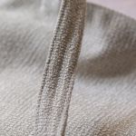 Beżowa shopperka z plecionki - 