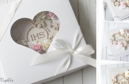 Pamiątka Komunii Świętej z sercem v.5