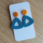 "Nira II" - kolczyki z gliny polimerowej. - lekkie i wygodne