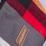 Kosmetyczka MAXI patchwork w kratę - 