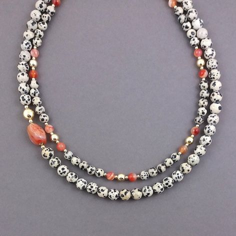 Naszyjnik podwójny.