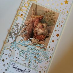 Kartka Boże Narodzenie z Aniołem,1