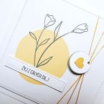 Skromna kartka ręcznie robiona na urodziny  - Kartka na różne okazje z przesłaniem