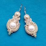 Kolczyki Kremowe z perłą SEA SHELL - 