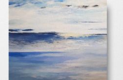 Pejzaż-praca formatu - 60/60 cm.