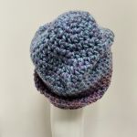 Gruba czapka beanie smerf kolorowa szydełkowa 1 - gruba czapka