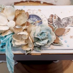 Pudełko na kawę z kwiatami