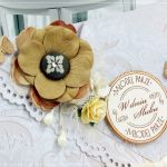 Kartka ślubna- cappucino - 