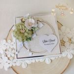 Exploding box ślubny kartka "White Roses 2" - 