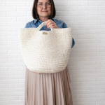 Torebka damska,do ręki ze sznurka bawełnianego. - 