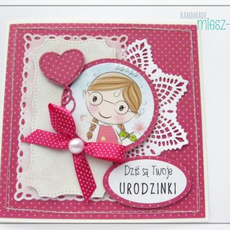Urodzinowa kartka dla Dziewczynki 2