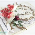 Kartka świąteczna z reniferem, jeleniem 1 - Boże Narodzenie, kartki świąteczne, 1