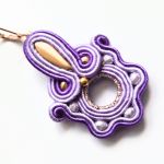 Lilac kolczyki sutasz - 
