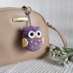Brelok sówka, Brelok do kluczy, Brelok na prezent, Zawieszka do torebki