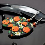 Kolczyki "pomarańcze" - kolczyki pomarańcze