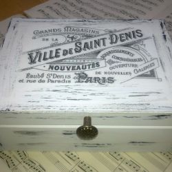 Szkatułka shabby chic