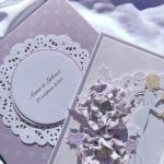 Kartka w pudełku violet - zdjęcie 4