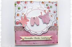 Kartka na Chrzest dla dziewczynki