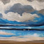 Morze-obraz akrylowy formatu 30/50 cm - 