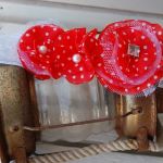 Retro opaska w kropeczki - 