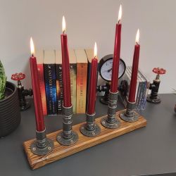 Świecznik Loftowy 5-ramienny F005_3-W1 Loft