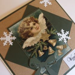 Kartka Boże Narodzenie z Aniołem #2