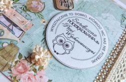 Dzień Nauczyciela, Kartka plus koperta 3D.