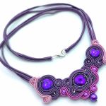 Fioletowy ombre komplet sutasz - 