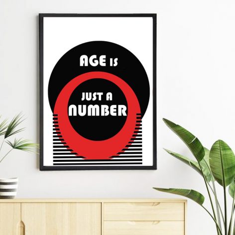Plakat Age is just a number