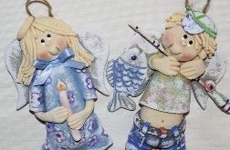 Aniołki Pani Karoliny - z masy solnej